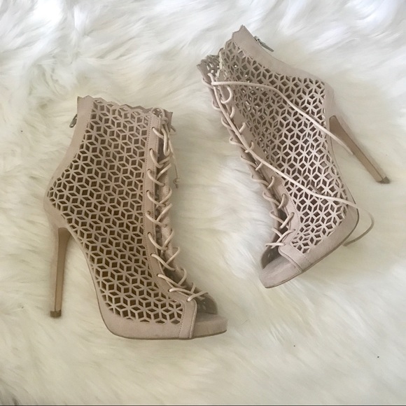 Steve Madden Shoes - Steve Madden Lace Up Heeled Bootie